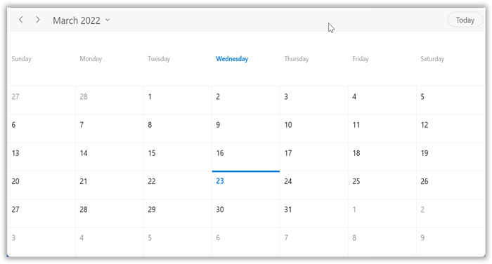 customize-month-view-header-height-in-winui-scheduler-month-view