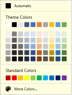 SfColorPalette background color changed