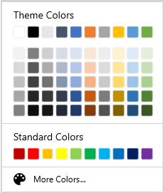 SfColorPalette with automatic color