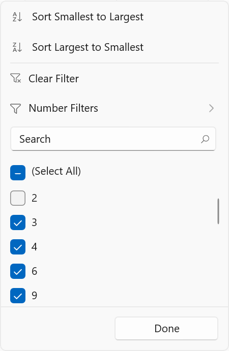 CheckBox Filter with Immediate Filter in WinUI TreeGrid