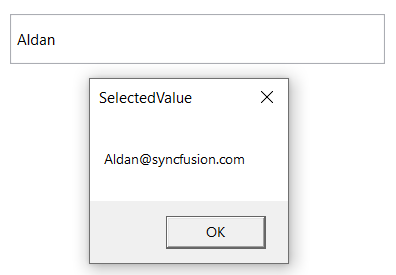 Single And Multiple Selection In WPF Autocomplete Control | Syncfusion