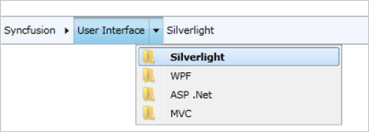 wpf hierarchy navigator control items added by data binding