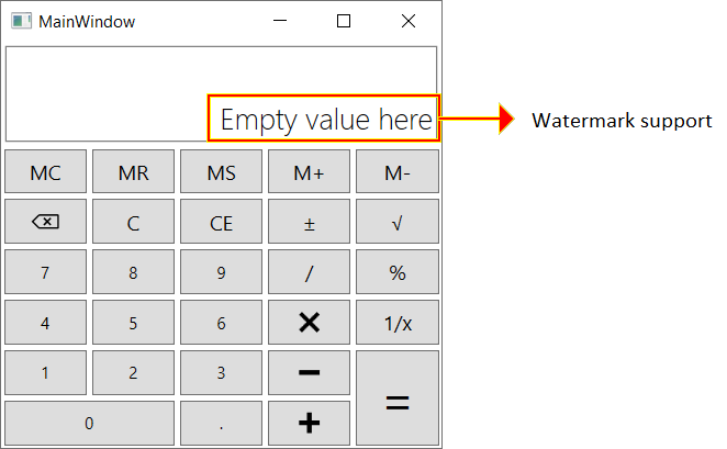 WaterMark for SfCalculator