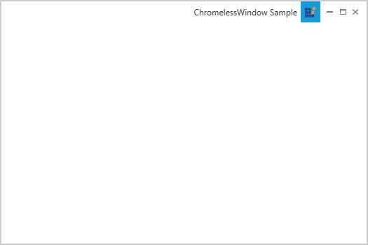 wpf chromeless window icon