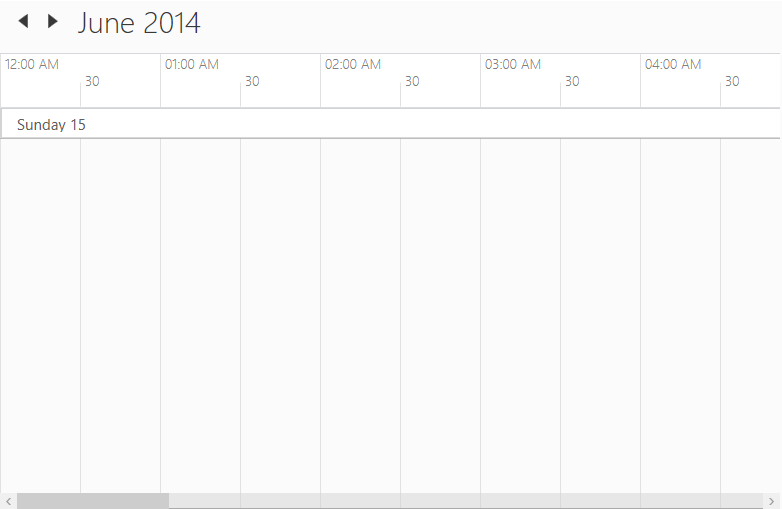 WPF scheduler timelineview