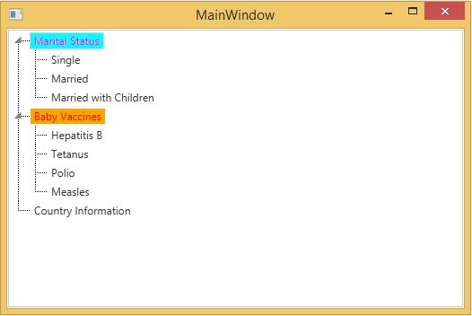 Applied back and fore color on selected item in WPF TreeView
