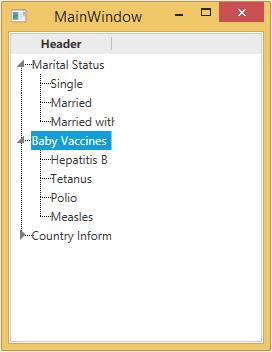 Show the multiple columns in WPF TreeView