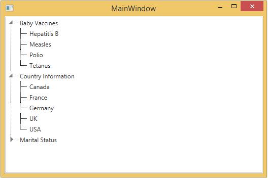 Show the sorted WPF TreeView items