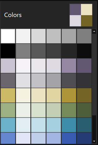 Setting theme to WPF Color Palette