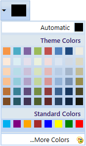 ColorPickerPalette with Right To Left flow direction
