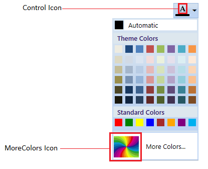 ColorPickerPalette popup size changed
