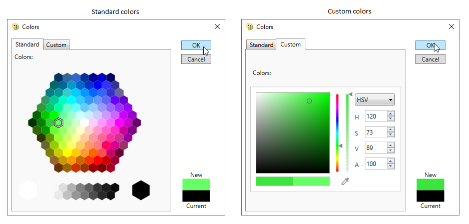 WPF Color Picker Palette control structure