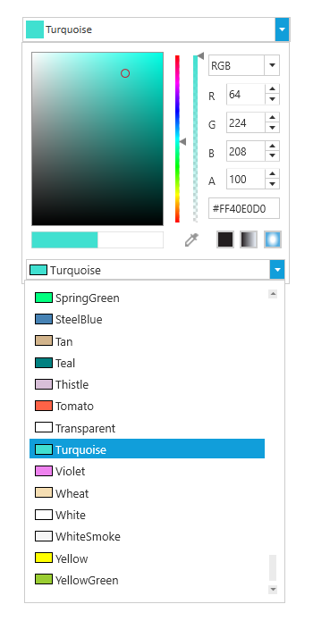 WPF ColorPicker IsColorPaletteVisible