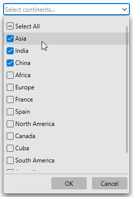 WPF ComboBoxAdv override checked and unchecked items