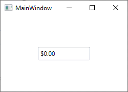WPF Currency TextBox Control