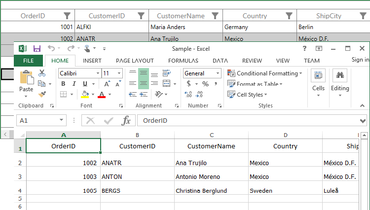 Exporting Selected Items only to Excel in WPF DataGrid