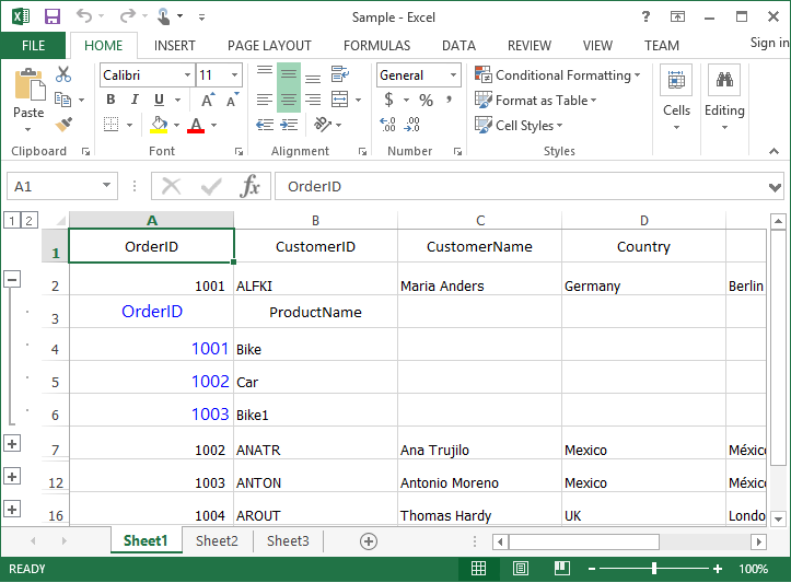 Customizing DetailsViewDataGrid Cells while Exporting to Excel in WPF DataGrid