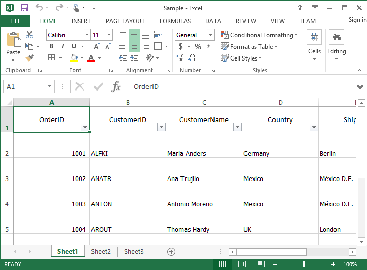 Filters on Exported Excel in WPF DataGrid