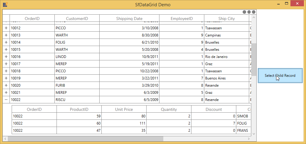 Programmatic Expansion and Scrolling of Master-Details View in WPF DataGrid