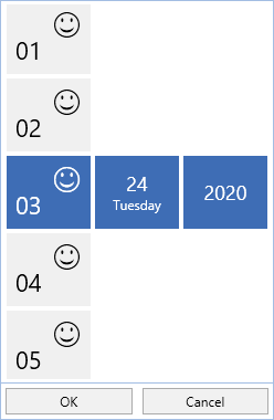 WPF DatePicker with Month Cell Template