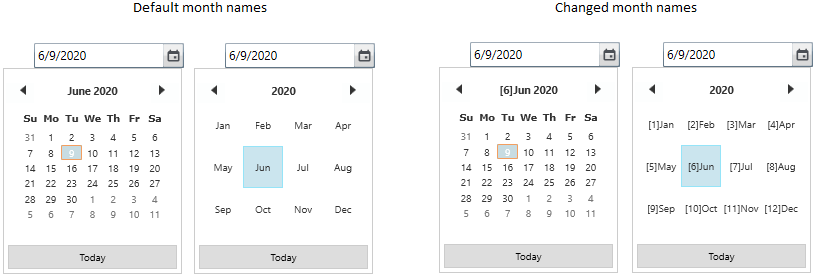 DateTimeEdit with changed month names