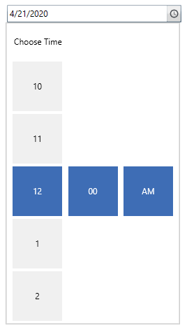 Customize the Clock in DateTimeEdit