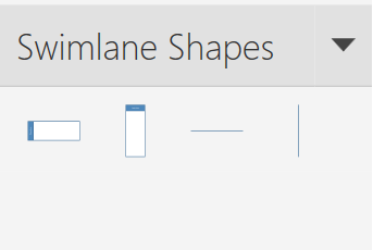 Swimlane SymbolPalette Shapes