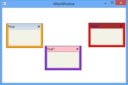 WPF Docking Float Window Appearance Customization