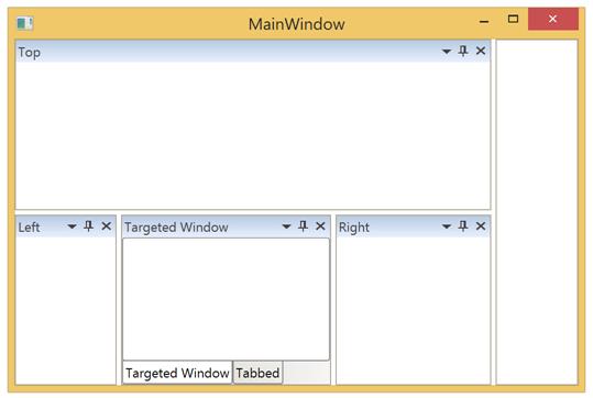 WPF Docking Window with Various Targets