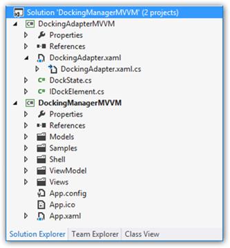 WPF Docking Pattern and Practices