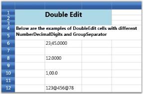 Doubleedit celltype in WPF GridControl
