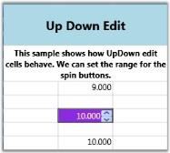 Updownedit celltype in WPF GridControl