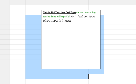 RichTextBox Graphic Cell in WPF GridControl