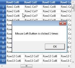 MouseDown event in WPF GridControl