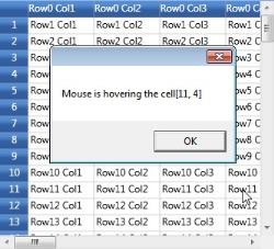 MouseHover event in WPF GridControl