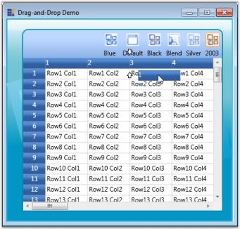 Drag and Drop support in WPF GridControl