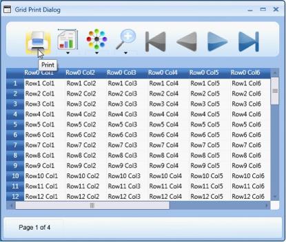 Click print button in WPF GridControl