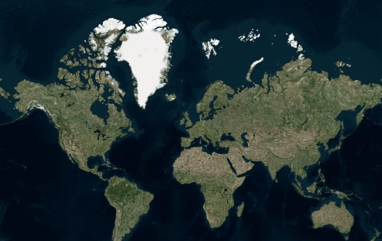 Bing map Aerial View image