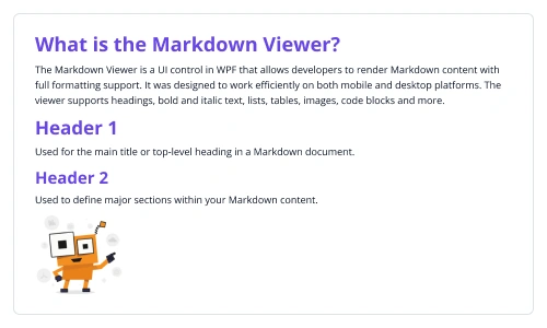 WPF Markdown Viewer