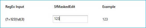 SfMaskedEdit allow the specific values with the mask