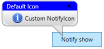 Customize the header style in WPF NotifyIcon