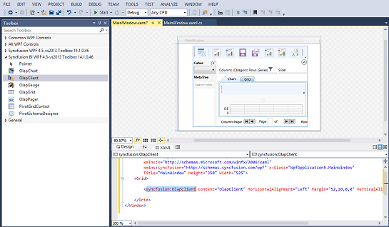 WPF OLAP Client Getting-Started Image1