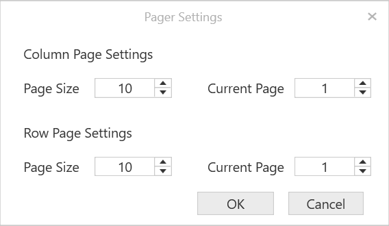 Page Setting Window