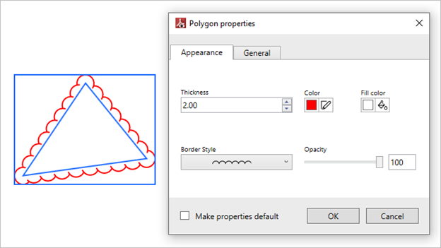WPF PDFViewer After applying polygon border style