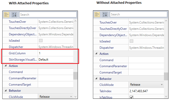 Show / hide attached properties in WPF PropertyGrid