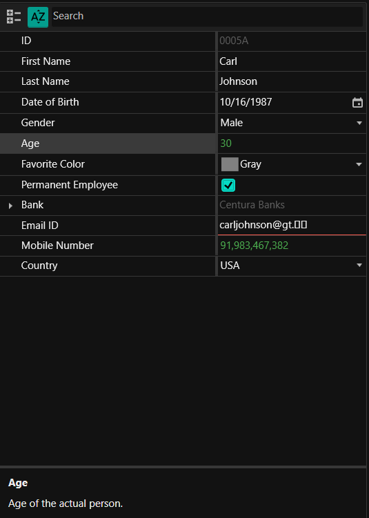 Setting theme to PropertyGrid