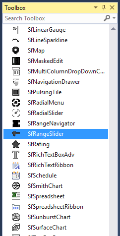 Tools in WPF Range Slider