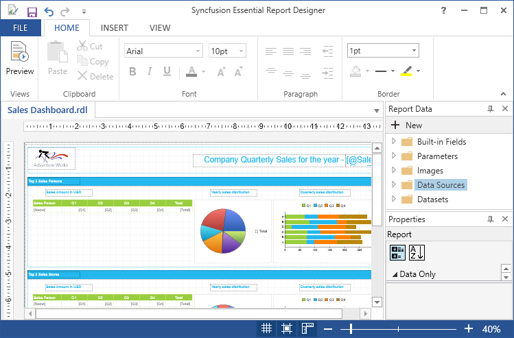 RDL Report details of WPF ReportViewer