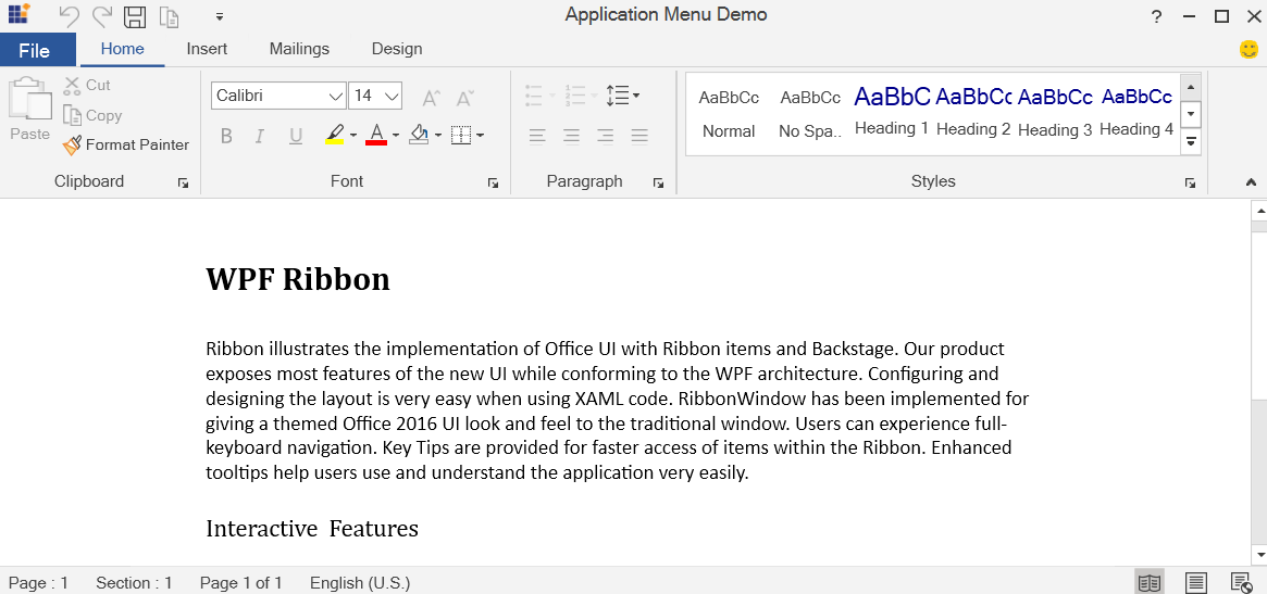 Displaying Application Menu in Theme Studio and Classic Themes