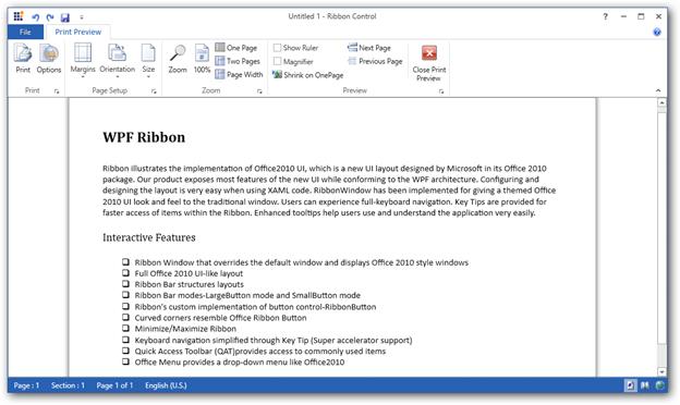 WPF Ribbon displays ModelTab